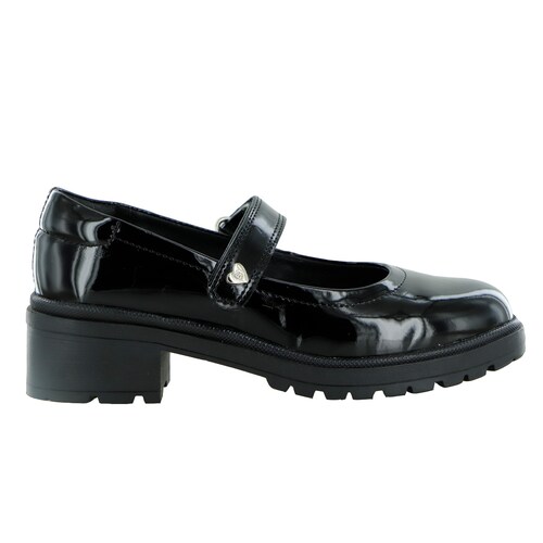 Zapato con Tacón Bambino Escolar 18-21 Color Negro