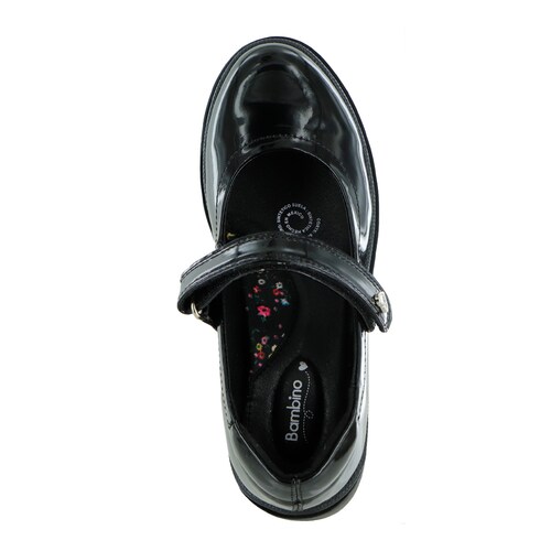 Zapato con Tacón Bambino Escolar 18-21 Color Negro