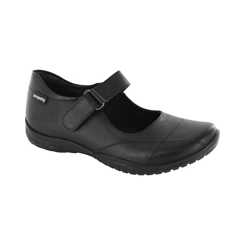 Zapato Escolar Coqueta con Velcro 15-17 Color Negro