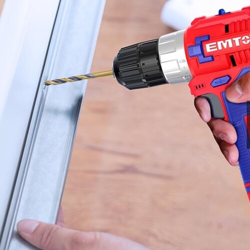 Kit Taladro Atornillador de 20 Nm Inalámbrico de  12V Emtop