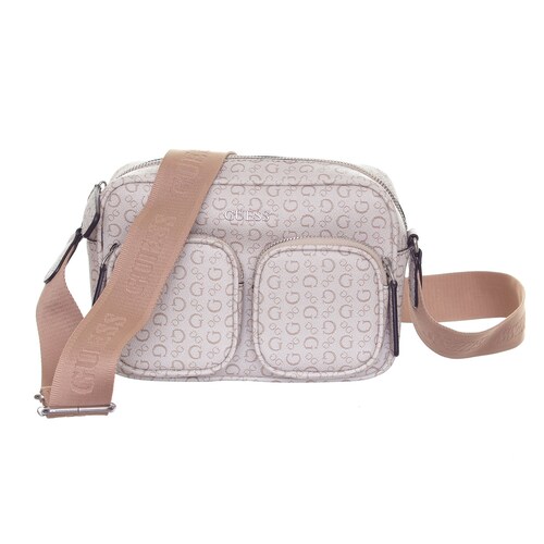 Bolsa Hailley Crossbody Beige Guess