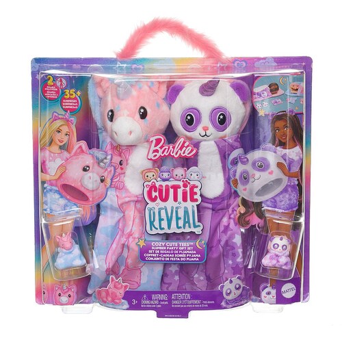 Barbie Cutie Reveal Set de Juego Pijamada Mattel