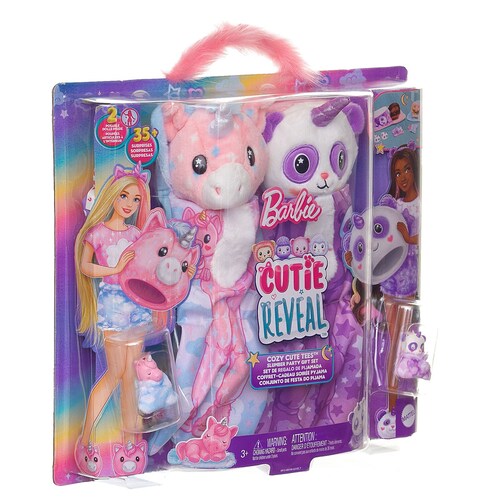 Barbie Cutie Reveal Set de Juego Pijamada Mattel