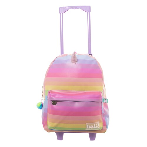 Mochila Rodante Unicornio Multicolor Ruz para Primaria
