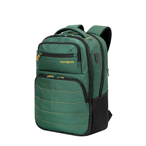 Mochila Tipo Backpack Pl Ignition Stark Verde Naranja Samsonite