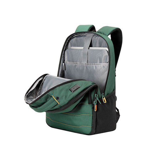 Mochila Tipo Backpack Pl Ignition Stark Verde Naranja Samsonite