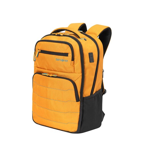 Mochila Tipo Backpack Pl Ignition Stark Mostaza Azul Samsonite