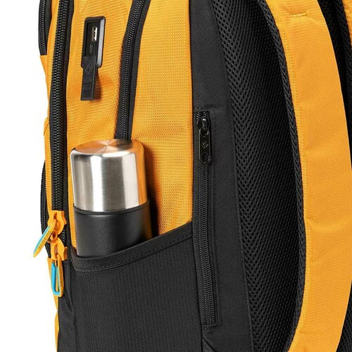 Mochila Tipo Backpack Pl Ignition Stark Mostaza Azul Samsonite