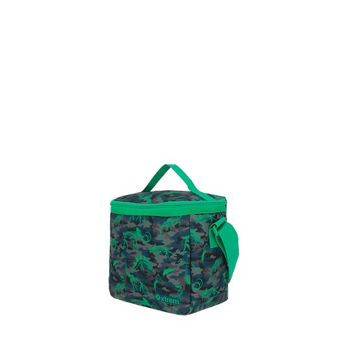 Mochila con Ruedas Set New Run Pack Green Dino Xtrem