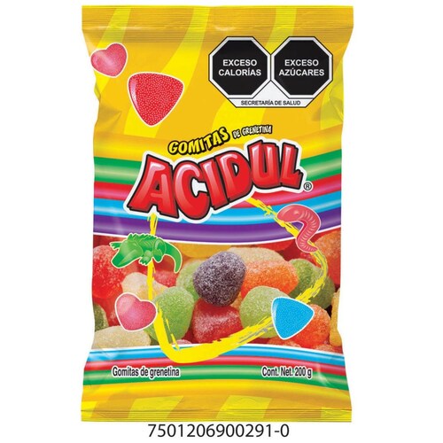 Gomitas Chicas 200 G Gomitas Acidul