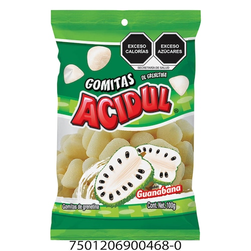 Gomitas Gourmet Guanabana 100 G Gomitas Acidul