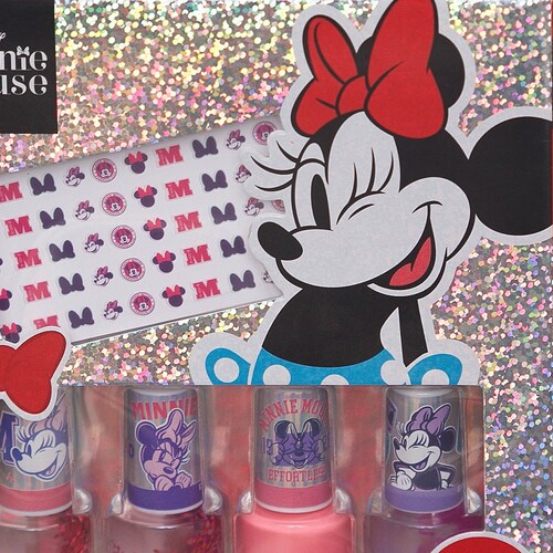 Set Fantástico Uñas Minnie