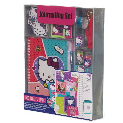 Set Diario Journaling Hello Kitty
