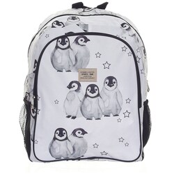 Mochila Pingüinos Blanco Sports Time