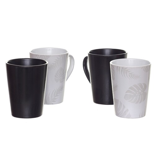 Set Vajilla Cerámica Monstera 16 Pz Crown Baccara