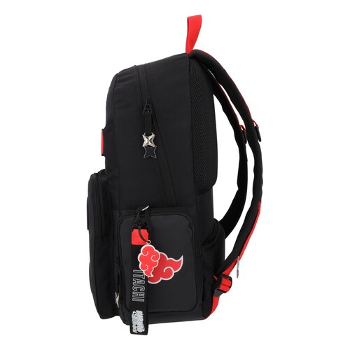 Mochila Tipo Backpack Naruto Shippuden Juvenil Negro Keepack