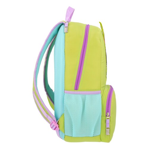 Mochila Tipo Backpack Rugrats Juvenil Verde Keepack