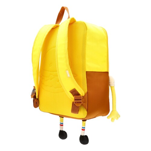 Mochila Tipo Backpack Bob Esponja Primaria Amarillo Keepack