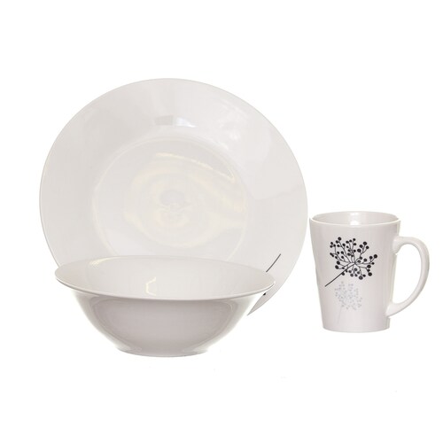 Set Vajilla 12 Pz Netherwood Cerámica Fina Gibson