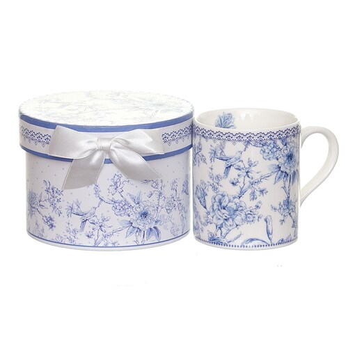 Orchids Taza de Cafe en Caja de Regalo Cinta