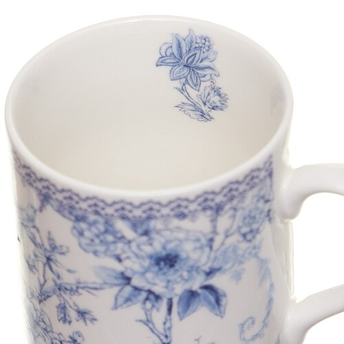 Orchids Taza de Cafe en Caja de Regalo Cinta