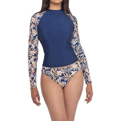 Traje de Baño 3 Pack Playera Short y Bikini para Mujer Relax