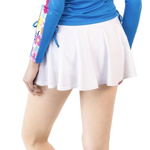 Traje de Baño Falda Short Liso para Mujer Fullsand