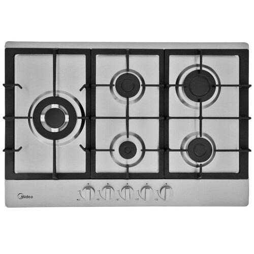 Parrilla 5 Quemadores Acero Inoxidable 76Cm Midea