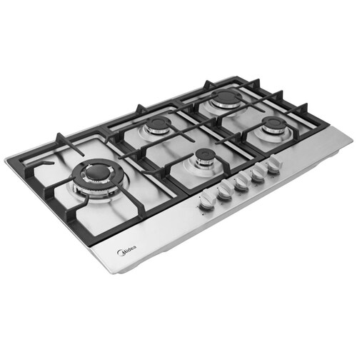 Parrilla 5 Quemadores Acero Inoxidable 76Cm Midea