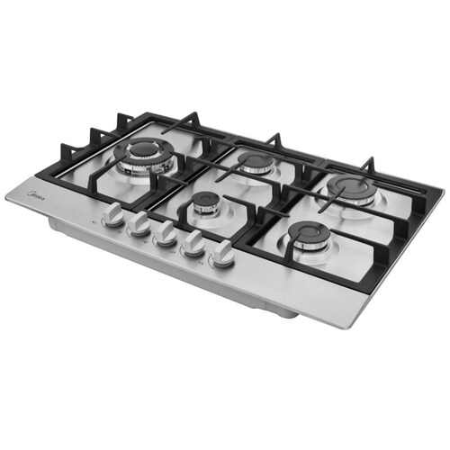 Parrilla 5 Quemadores Acero Inoxidable 76Cm Midea