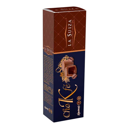 Chocolate Semi-Amargo con Relleno Sabor Café 30G la Suiza