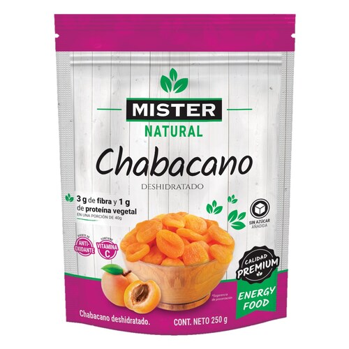  Chabacano Deshidratado Mr Pistacho Natural 250G