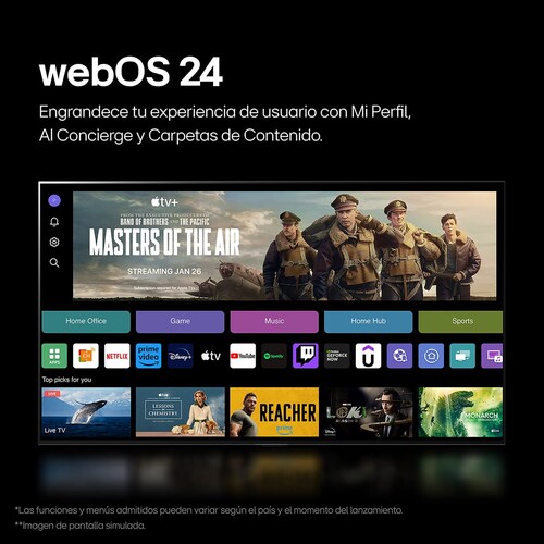Pantalla LG Nanocell 43 Pulgadas 4K Smart Tv Thinq Ai 43Nano80Tsa