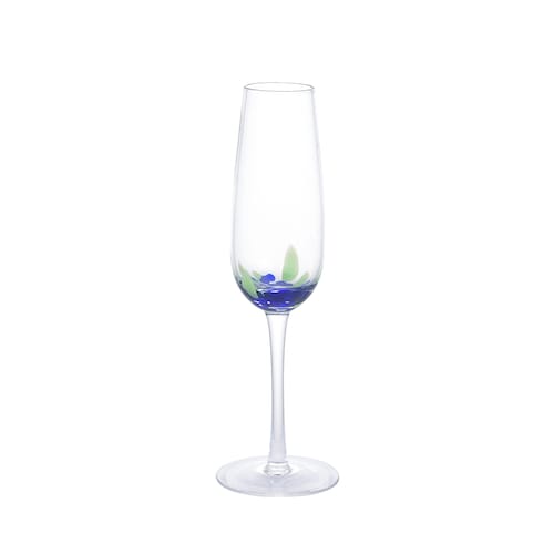 Copa Flaute Blue Dot Vintage Home