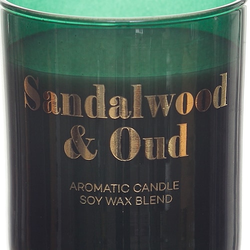 Vela Aromática Glam de 120 Grms con Aroma a Sándalo Y Madera Rakle