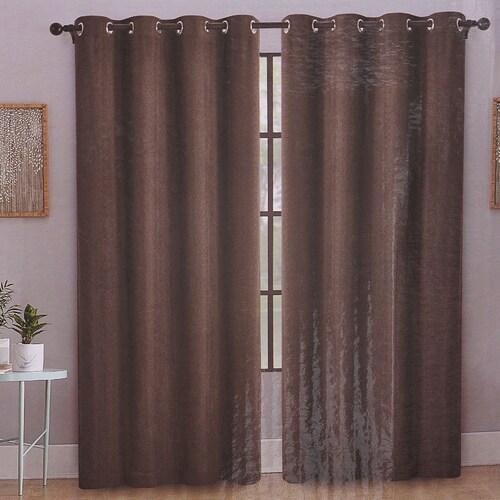 Cortinas 2 Páneles 130X210 Semi Op Café Videri Home
