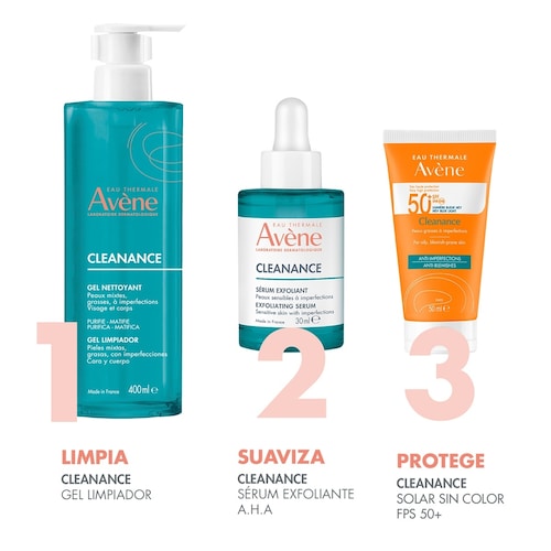 Avène Cleanance Gel Limpiador para Piel Grasa 400Ml