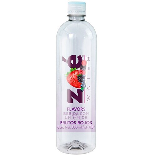 Zoe Water Flavors Frutos Rojos 500 Ml