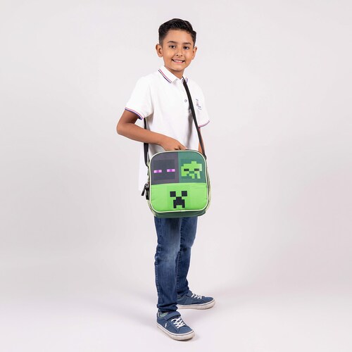 Lonchera Const Minecraft Verde Chenson