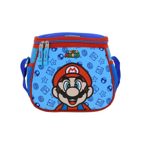 Lonchera Flep Mario Bros Azul Chenson