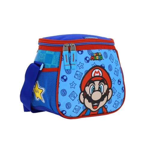 Lonchera Flep Mario Bros Azul Chenson