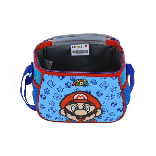 Lonchera Flep Mario Bros Azul Chenson