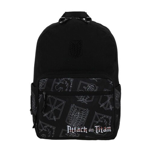 Mochila Manke Attack On Titan Negro Juvenil 1818