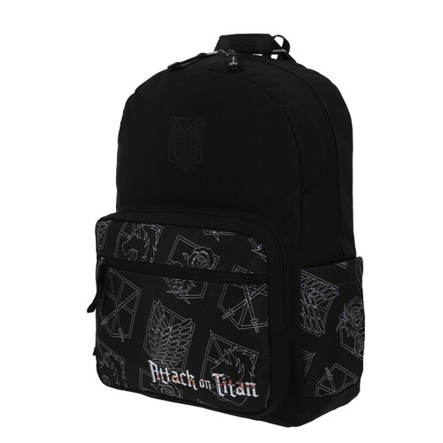 Mochila Manke Attack On Titan Negro Juvenil 1818