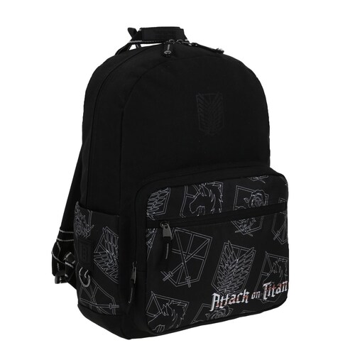 Mochila Manke Attack On Titan Negro Juvenil 1818
