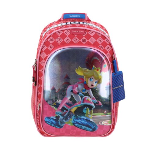 Mochila Peam Mario Bros Primaria Rosa Chenson