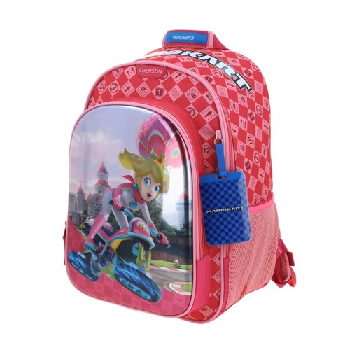 Mochila Peam Mario Bros Primaria Rosa Chenson