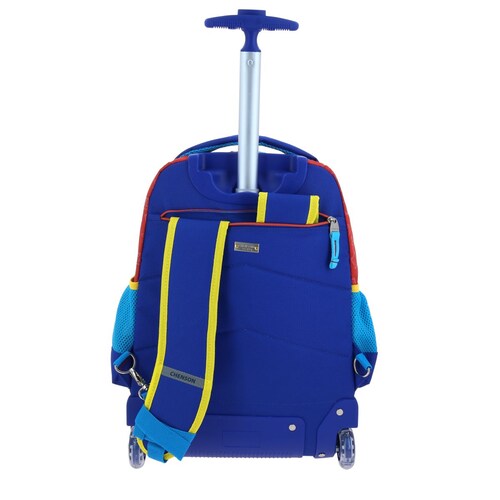 Mochila Rodante Squat Mario Bros Primaria Rojo Che