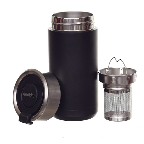 Vaso Thermo Boost Negro Carbon 450 Ml Quokka