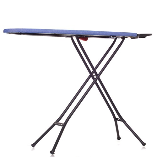 Burro de Planchar Ks Tubo Negro Funda Azul Rolser